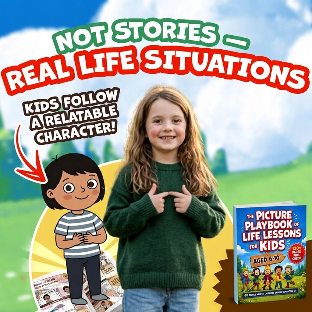The Picture Playbook of Life Lessons For Kids Aged 6 to 10